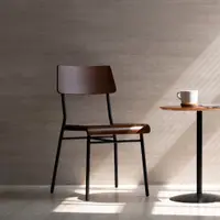 在飛比找蝦皮商城優惠-【居然家居】翩翩餐椅 (深色) 台灣製造 餐椅 木質椅 咖啡
