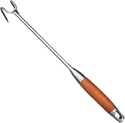 MOTHNUR Multi Function Meat Hook Ergonomic Barbecue Tool for Easy Roasting and Grilling for Pork Chicken and Hot Dogs for Camping and Outdoor Cooking
