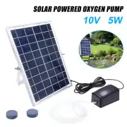 Solar Air Pump Powered Oxygenator Oxygen Water Aerator Fish Tank Pond Aquarium