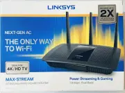 LINKSYS EA7500 MAX-STREAM AC1900 MU-MIMO GIGABIT 1300 MBPS 4 PORTS 1000 MBPS