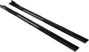 Universal Side Skirt Extensions 8 Pieces 2.2m Car Side Skirts Winglet Splitters Lip Compatible for BMW VW Golf Honda Audi(Black)