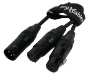 ProX Cables XC-YXM - 6" Balanced High Performance Interconnect Microphone