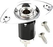 ERINGOGO 1 Set Guitar Endpin Jack Plug Socket Durable Pickup Jack for Electric Guitar Easy Installation Noise Reduction High Efficiency for Enhanced Performance