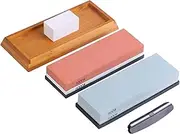 400/1000 3000/80000 Grit White Corundum -Sided Whetstone with White Stone Correction an Multicolor222 One Size