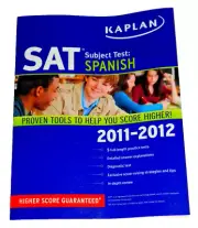 Kaplan Spanish SAT Subject Test 2011 2012 High School College Prep Springer