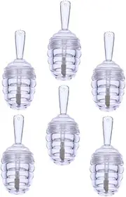 TOVINANNA Diy Lipstick Tubes 6 Pack Mini Beehive Shape Lip Gloss Empty Containers
