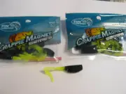 Leland Lures Slab Curly jigs 2 packs black and chart