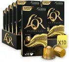 L'OR 100 Nespresso* Compatible Capsules Guatemala (10 Packs, 100 Coffee Pods)