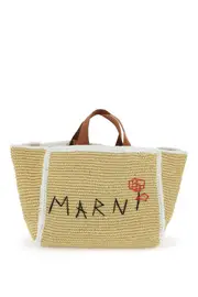 [MARNI] Medium Sillo Tote Bag OS Beige