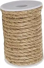 Homoyoyo Thick Jute Rope Heavy Duty Twine for DIY Crafting Gardening and Cat Scratching Posts Durable Natural Twine String for Unique Handmade Projects and Wrapping