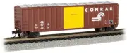Bachmann Silver Series Conrail Boxcar #123456 - Ready to Run - N Scale