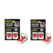 The Big Cheese Ultra Power Mouse Trap Pre-Baited Ready to Use Traps 2 4 6