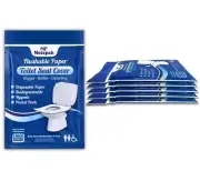 MP MOZZPAK Toilet Seat Covers Disposable (60 Pack) - XL Flushable Disposable ...