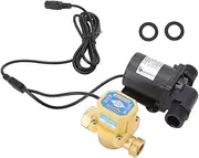 Bognajin DC Brushless Pump Quiet Solar Water Heater Booster Pump with Flow Switch 6V-24V G1/2 Male Thread High Efficiency Low Noise Easy to Operate Simple Installation