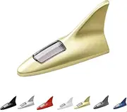 Shark Fin Solar Warning Light for Car, Universal 8 Lights 4 Color Lights High Brightness Led Warning, Waterproof Radio Aerial Strobe Light, Prevent Rear End Collisions for Most Automobile