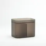 【生活工場】簡約主張附蓋可提式收納盒(小)-霧黑