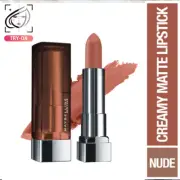 Maybelline New York Color Sensational Creamy Matte Lipstick Toasted Brown
