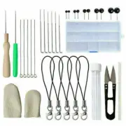 Needle Felting Starter Tool Kit Set Wool Roving 40 Colors Set for DIY Gift