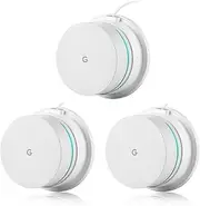 Wall Mount for Google WiFi AC1200 - Ceiling Mount for Google WiFi 2016 Model and 2020 Model, Space Saving and Enlarging Coverage, Reinforced and Perfect Unity (3-Pack)