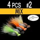 4pcs Gurgler Fly Foam Pattern Floating Topwater Fishing Fly Fishing Lure Baits