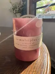 Pier 1 Imports Pillar candle Multiples blend sliced Currant Cinnamon & Clove NEW