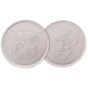 Transformers Set of 4 Embossed Metal Coasters