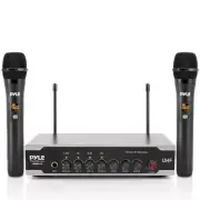 Pyle Handheld/Stand-Held UHF Wireless Battery Operated Microphone System