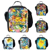 Kids Pokemon Pikachu Lunch Bag Insulated Bag School Snack Picnic Bag