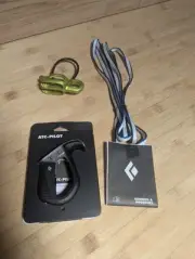 Black Diamond ATC, Dynex Runner 120cm, and Black Diamond ATC Alpine Guide Belay