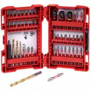 MILWAUKEE Impact Screwdriver Bit & Drill Bit Set - SHOCKWAVE - 50 Piece 48324024