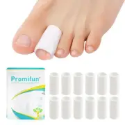 Silicone Toe Protectors – 12 Pack Silicone Toe Sleeve for Hammer Toes, Corns,...