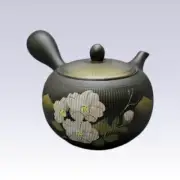 Tokoname Kyusu teapot - AKIRA - Sasanqua - 620cc/ml - Obal ami stainless steel
