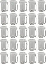 Projectpak White C7 Replacement Sockets for Christmas Lights, Compatible with SPT-1 Wire Strings - 25 Pack