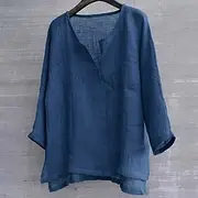 Men's Shirt Linen Shirt Summer Shirt Beach Wear Solid Color Street Hawaiian ArmyGreen Black White Orange Long Sleeve Collar Clothing Apparel
