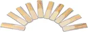 Tenor Saxophone Reeds 2.5 Strength Bb Key 10PCS Replacement for Beginners Performers 7.9x1.7x0.4cm