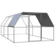 Large Chicken Coops Outdoor Duck Walk-in Run Poultry Cage Habitat Cage w/ Cover