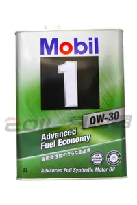 在飛比找樂天市場購物網優惠-MOBIL 1 0W30 機油日本鐵罐裝 油電車專用 4L【