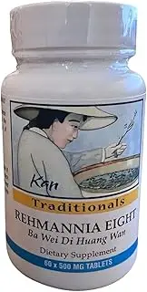 Kan Traditionals Rehmannia eight - Ba Wei Di Huang Wan - 60 Tablets