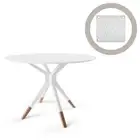 8 Pcs Furniture Fixing Sheets Mounting Plates for Legs Table Brackets