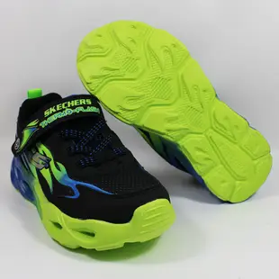 (D8) SKECHERS男童 童鞋 兒童運動鞋  THERMO-FLASH 燈鞋 400103LBBLM