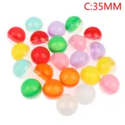 100Pcs/Lot Diameter 28/32/35/38MM round Plastic PP Toy Capsules Empty Surprise B