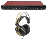 Focusrite Scarlett OctoPre Dynamic 8-Ch Microphone Mic Preamp+AKG Headphones