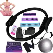 Betters Mes Pilates Kit, Better Me Pilates Essentials Kit for Women, Pilates Power Kits, Booty Bands for Working Out Glutes Yoga Ball, Yoga Bands for Stretching