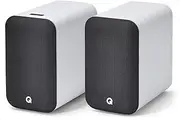 [Q Acoustics] M20 Speakers Wireless Bluetooth HD Music System White - Tweeter 22mm, Mid Bass/Driver 125mm, Freq. Response 55Hz–22kHz, Crossover Freq. 2.4kHz - Powered Speakers