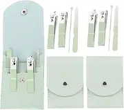 NOLITOY Manicure Set for Women 4-in-1 Nail Clipper Kit Nail File and Storage Case for Travel