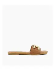 [Dune London] Lonnie Flat Sandal in Tan