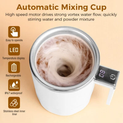 Automatic Magnetic Self Mixing Coffee Mug Self Stirring Coffee Mug Rechargeable