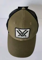 NWT Vortex Optics Snapback Mesh Hat OSFM Green & Black