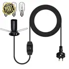 Salt Lamp Cord Replacement with Dimmer Switch, 3 Bulbs, E14 Socket, 240V SAA