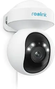 REOLINK 4K Outdoor Security Camera, PTZ Cam for Home Surveillance, Wi-Fi 6 New Technology, Motion Tracking Person/Vehicle/Pet Detection, 3X Optical Zoom Spotlight, Local Storage, E1 Out Door Pro